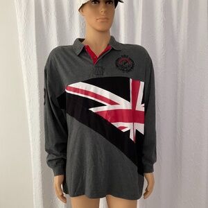 Vintage Men COOGI Australian Dark Gray Sweater 100% Cotton Size XXL Gray *03
